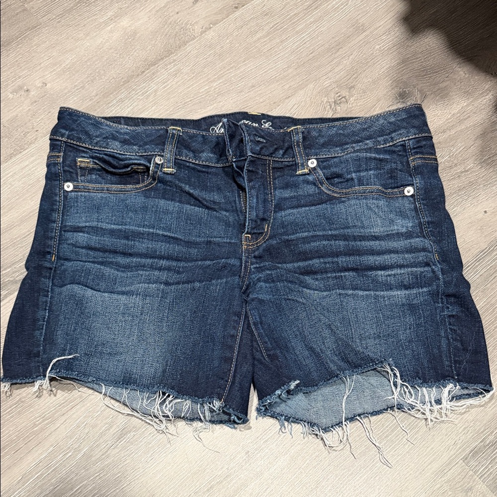 American Eagle Outfitters Dark Blue Jean Shorts